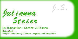 julianna steier business card